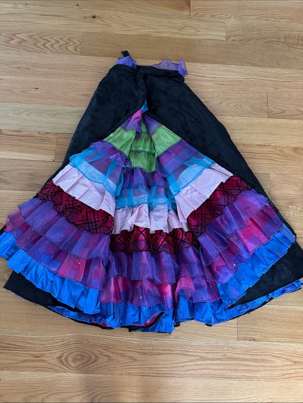 Vibrant Black and Pink Women's Party Skirt